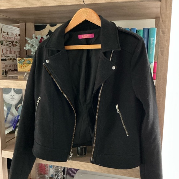 Catherine Malandrino Jackets & Blazers - Catherine felt moto jacket